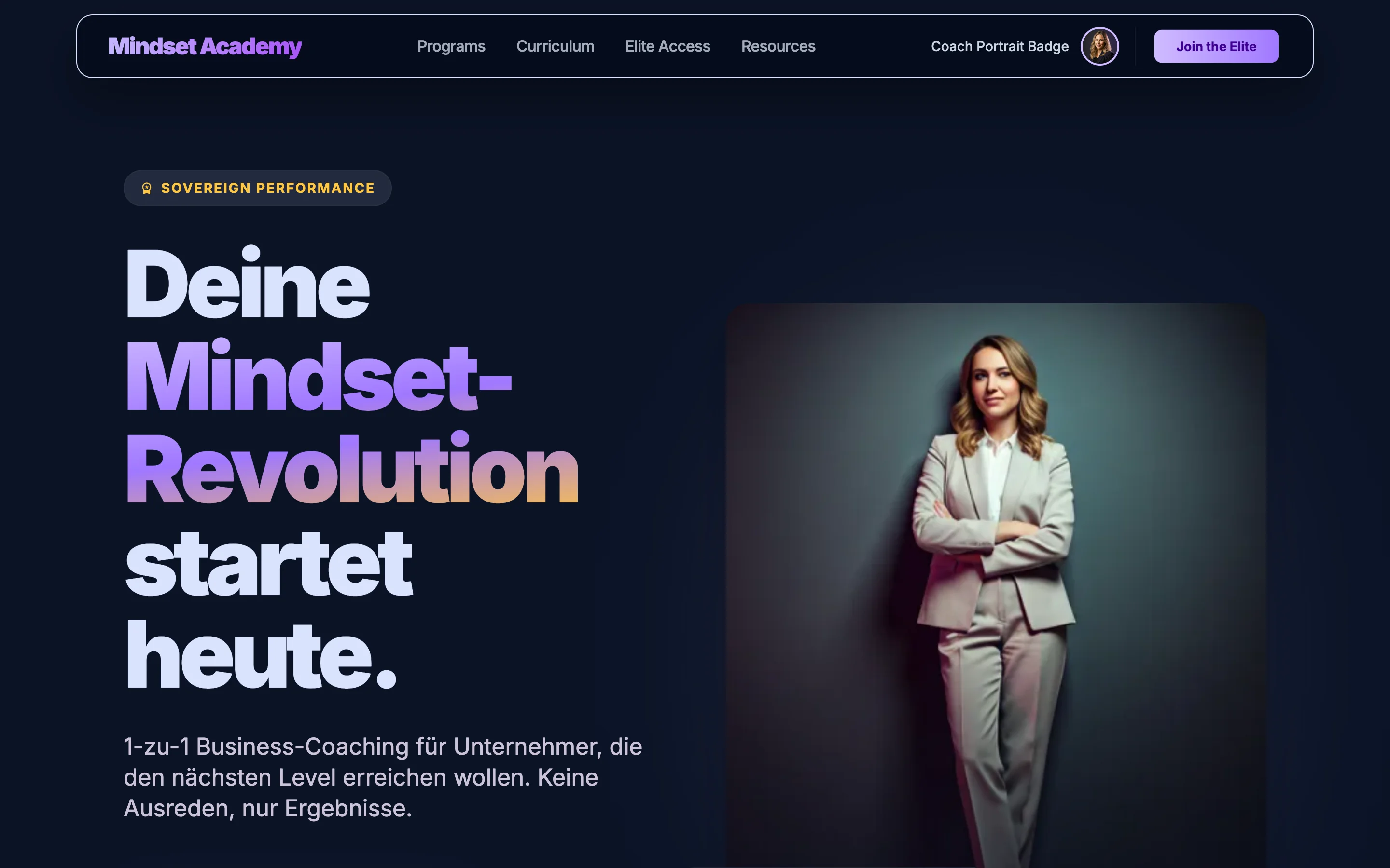 Mindset Academy – Business Coaching