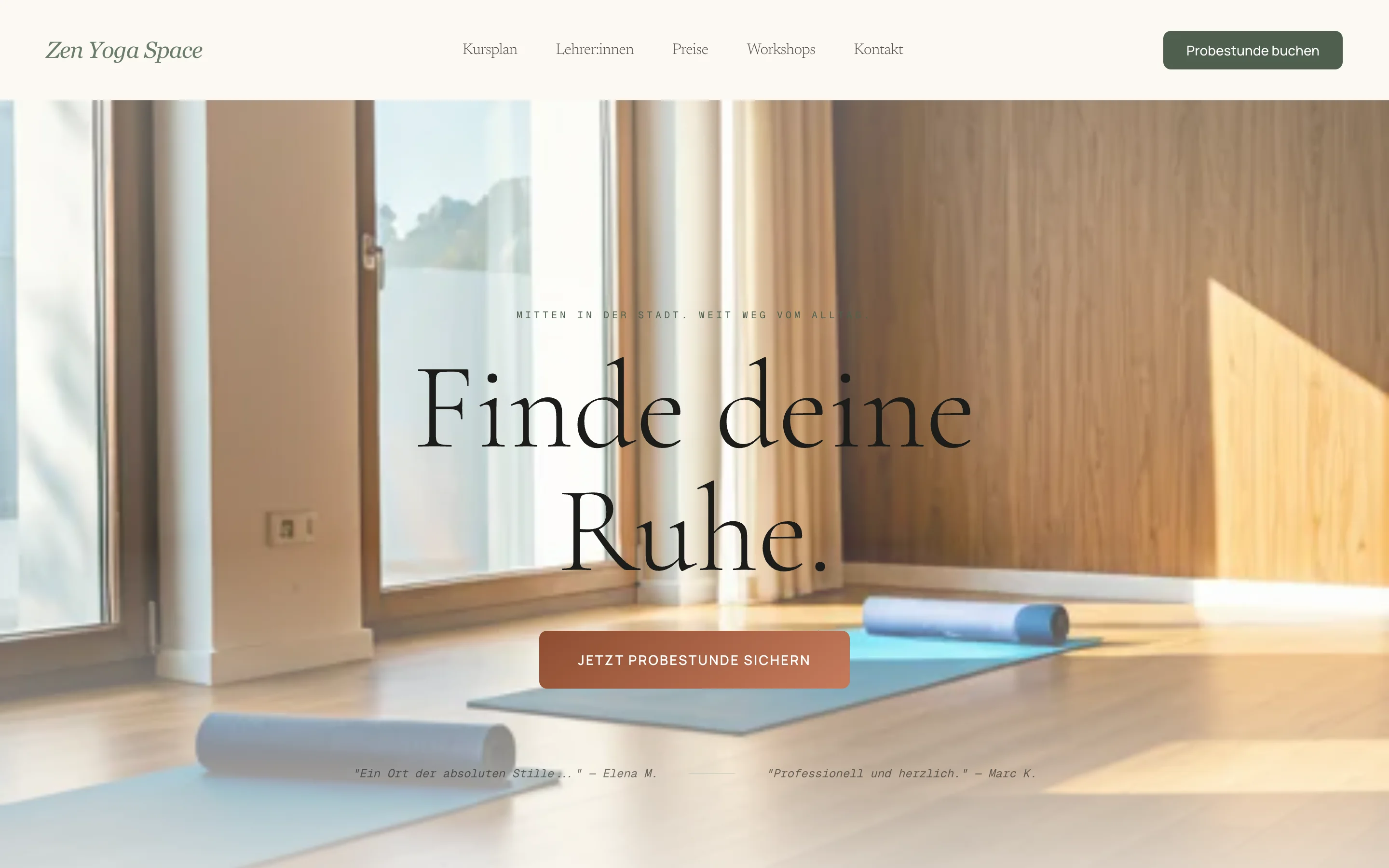 Zen Yoga Space – Wellness Studio