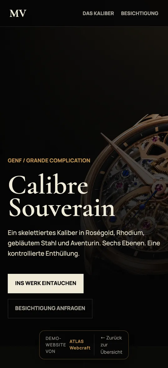 Haute Horlogerie Demo Mobile